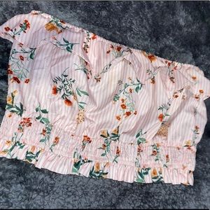 Floral tube top